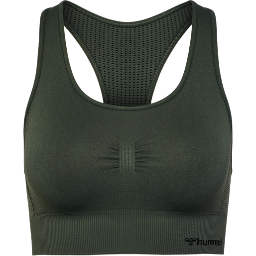 hmlMT SHAPING SEAMLESS SPORTS TOP, CLIMBING IVY, packshot
