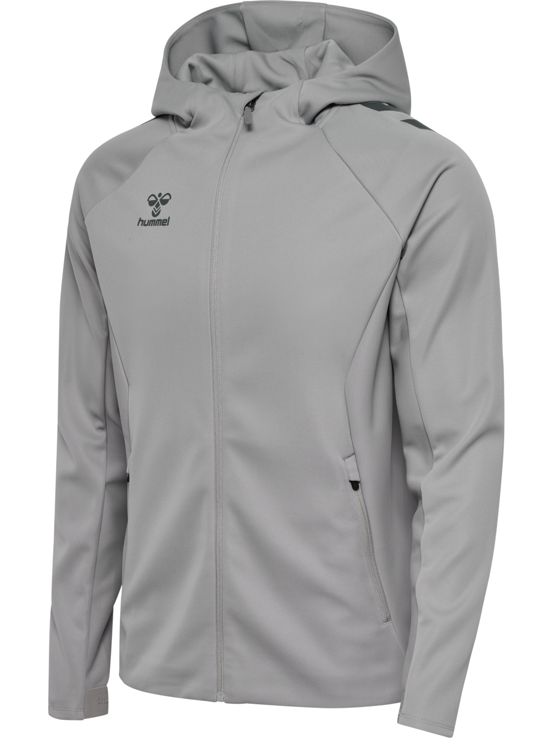 hmlCIMA 2.0 ZIP HOODIE, ALLOY, packshot