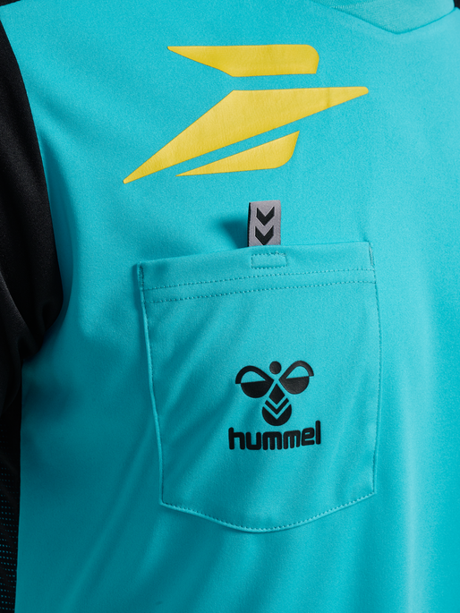FFHB NEW REFEREE JERSEY S/S, SCUBA BLUE WO SPONSOR FFHB NEW REFEREE JERSEY S/S, SCUBA BLUE WO SPONSOR, packshot