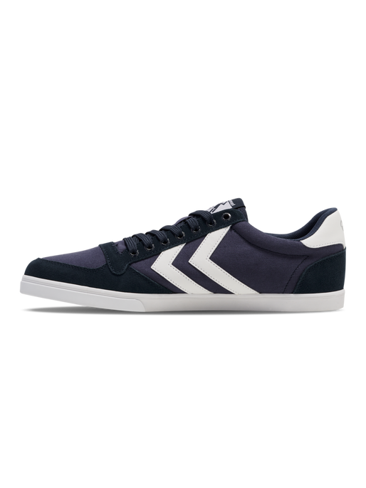 HUMMEL SLIMMER STADIL LOW, DRESS BLUES/WHITE KH, packshot