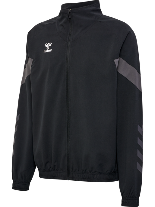 hmlTRAVEL WOVEN JACKET, BLACK hmlTRAVEL WOVEN JACKET, BLACK, packshot