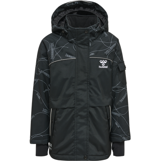 hmlCONQUER XY TEX JACKET, BLACK hmlCONQUER XY TEX JACKET, BLACK, packshot