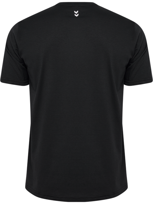 hmlPULSE GRAPHIC T-SHIRT S/S, BLACK hmlPULSE GRAPHIC T-SHIRT S/S, BLACK, packshot