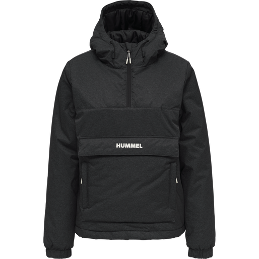 hmlAYDA ANORAK, BLACK MELANGE, packshot