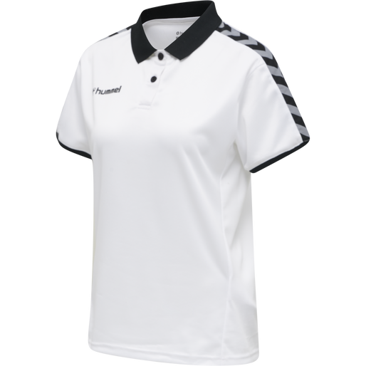 hmlAUTHENTIC WOMAN FUNCTIONAL POLO, WHITE, packshot
