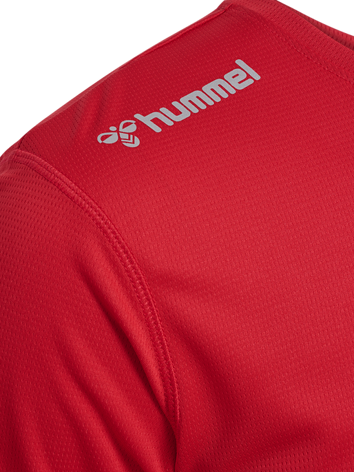 hmlRUN JERSEY S/S, TANGO RED, packshot