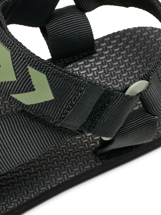STRAP SANDAL, BLACK, packshot