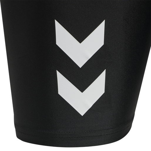 hmlTE TOPAZ TIGHT SHORTS, BLACK hmlTE TOPAZ TIGHT SHORTS, BLACK, packshot