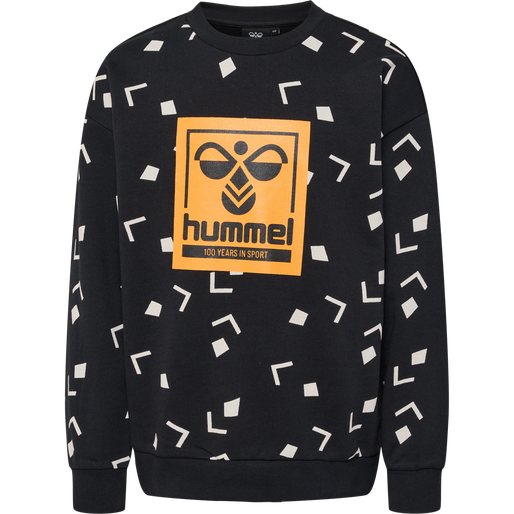 hmlELIJAH SWEATSHIRT, BLACK, packshot