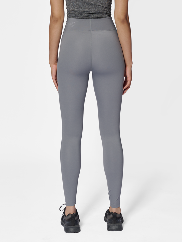 hmlTE FUNDAMENTAL MID WAIST TIGHTS, QUIET SHADE, model