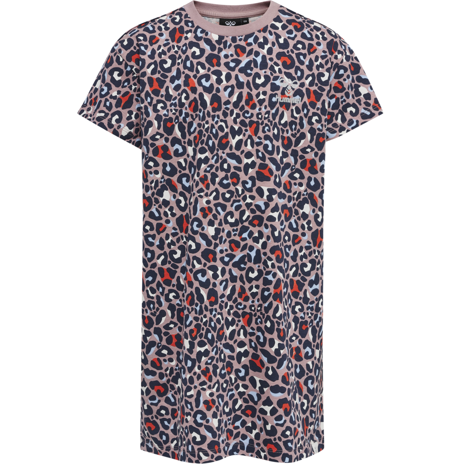 hmlLEO DRESS S/S, WOODROSE, packshot