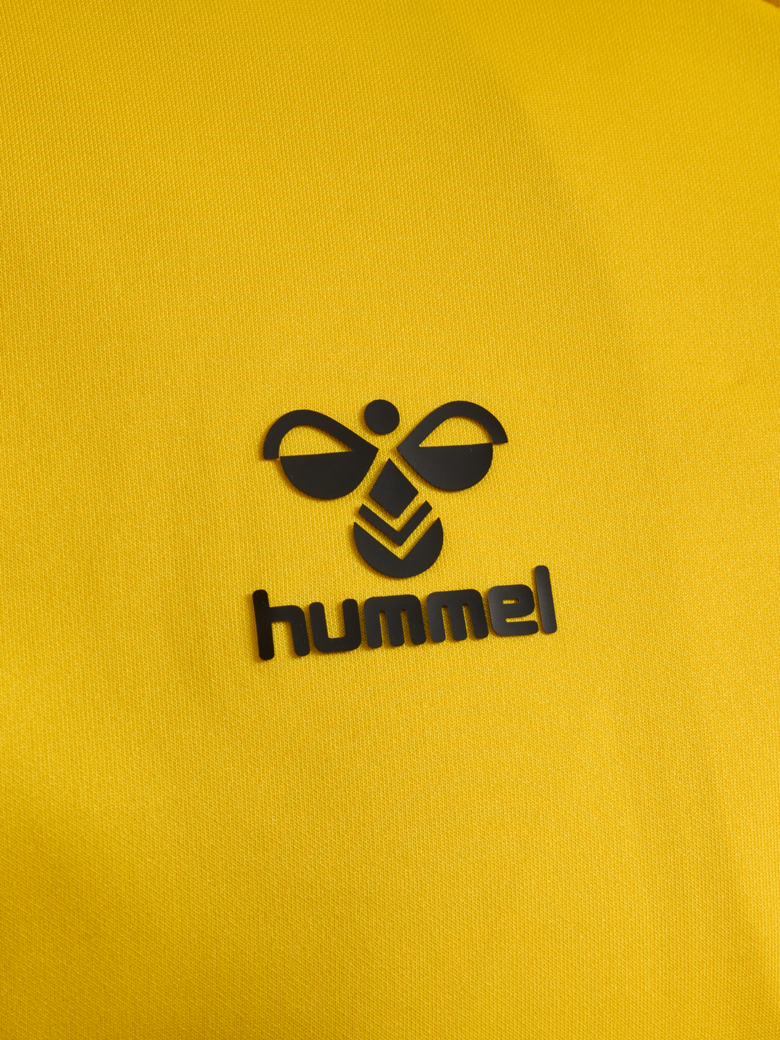 hmlCORE XK HALF ZIP POLY SWEAT, SPORTS YELLOW, packshot