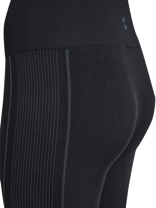 hmlYOGA SEAMLESS HW TIGHTS, BLACK, packshot