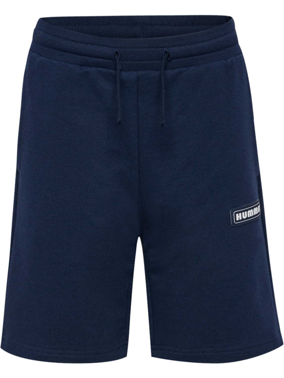 hmlFLAN SHORTS, BLACK IRIS, packshot