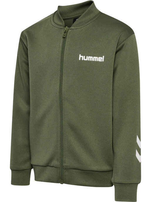 hmlTUKAS TRACKSUIT, DUSTY OLIVE, packshot