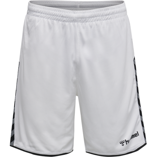 hmlAUTHENTIC POLY SHORTS, WHITE, packshot