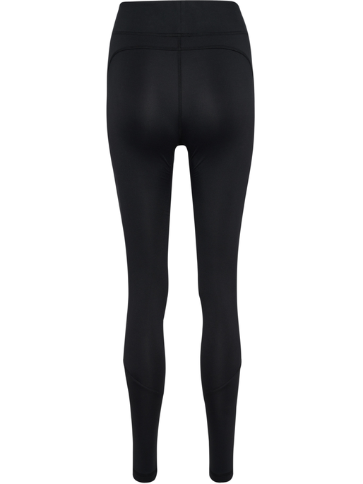 hmlSTALTIC HW POLY TIGHTS WOMAN, BLACK, packshot