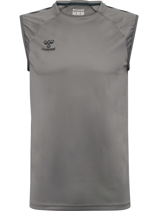 hmlPRO TRAINING JERSEY S/L, STEEL GRAY, packshot