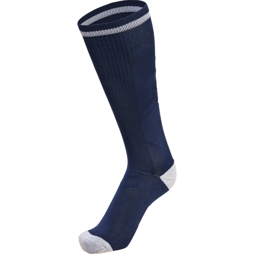 ELITE INDOOR SOCK HIGH, NAVY/WHITE, packshot