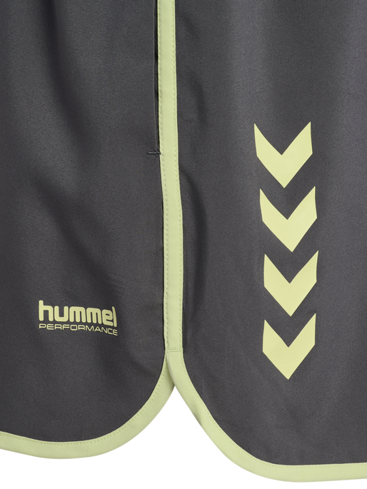 hmlPULSE HERITAGE SHORTS, BLACKENED PEARL, packshot