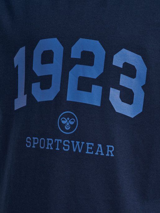 hmlJR GRAPHIC 1923 T-SHIRT S/S, DRESS BLUES hmlJR GRAPHIC 1923 T-SHIRT S/S, DRESS BLUES, packshot