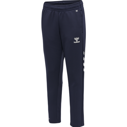hmlCORE XK TRAINING POLY PANTS KIDS, MARINE, packshot