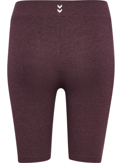 hmlPULSE LOGO MW SHORT TIGHTS, FUDGE MELANGE hmlPULSE LOGO MW SHORT TIGHTS, FUDGE MELANGE, packshot