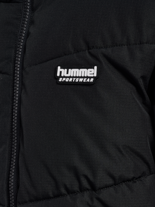 hmlJR PUFFER JACKET, BLACK hmlJR PUFFER JACKET, BLACK, packshot