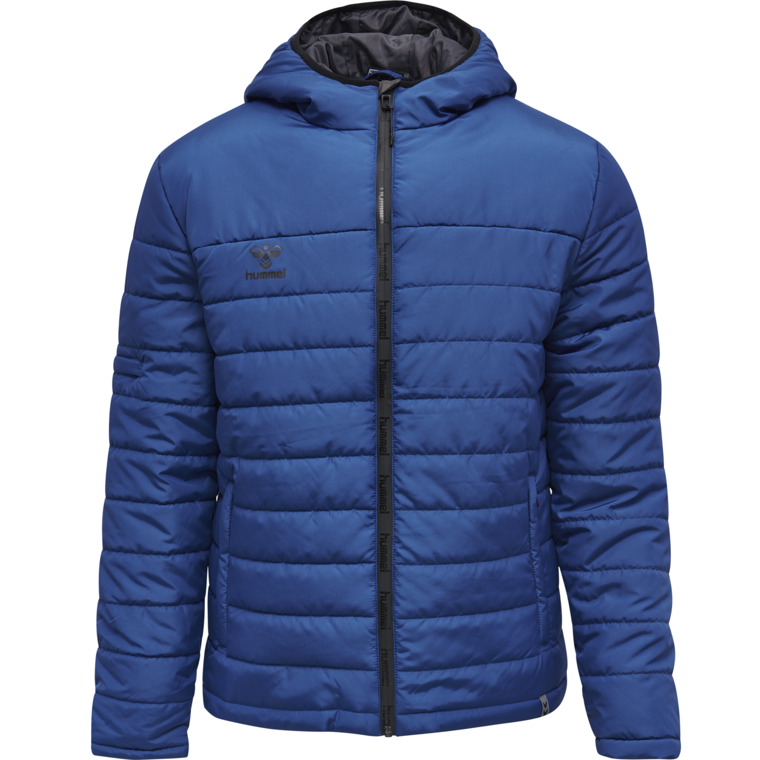 hmlNORTH QUILTED HOOD JACKET, TRUE BLUE, packshot