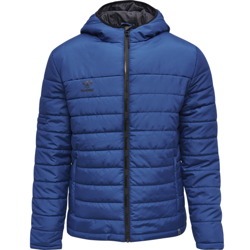 hmlNORTH QUILTED HOOD JACKET, TRUE BLUE, packshot