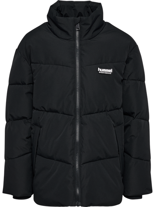 hmlJR PUFFER JACKET, BLACK hmlJR PUFFER JACKET, BLACK, packshot