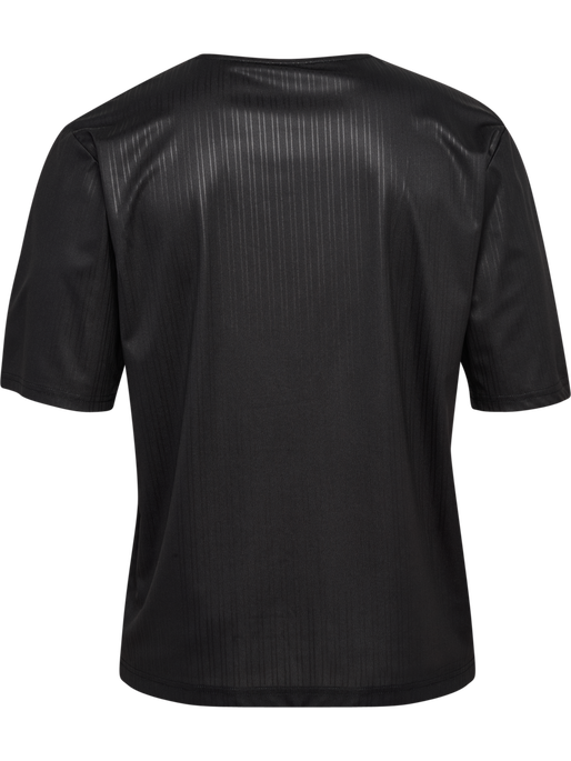 hmlPULSE LOOSE JERSEY S/S, BLACK, packshot