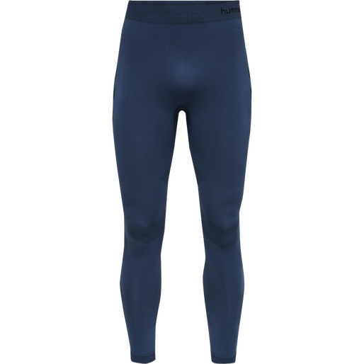HUMMEL FIRST SEAMLESS TR TIGHTS, DARK DENIM HUMMEL FIRST SEAMLESS TR TIGHTS, DARK DENIM, packshot