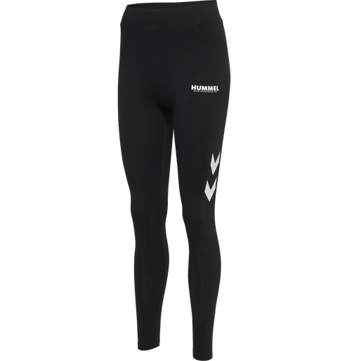 hmlLEGACY WOMAN HIGH WAIST TIGHTS, BLACK, packshot