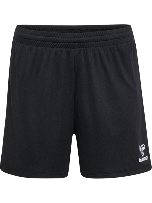 hmlESSENTIAL SHORTS WOMAN, BLACK hmlESSENTIAL SHORTS WOMAN, BLACK, packshot