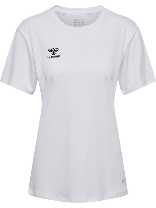 hmlESSENTIAL JERSEY S/S WOMAN, WHITE, packshot
