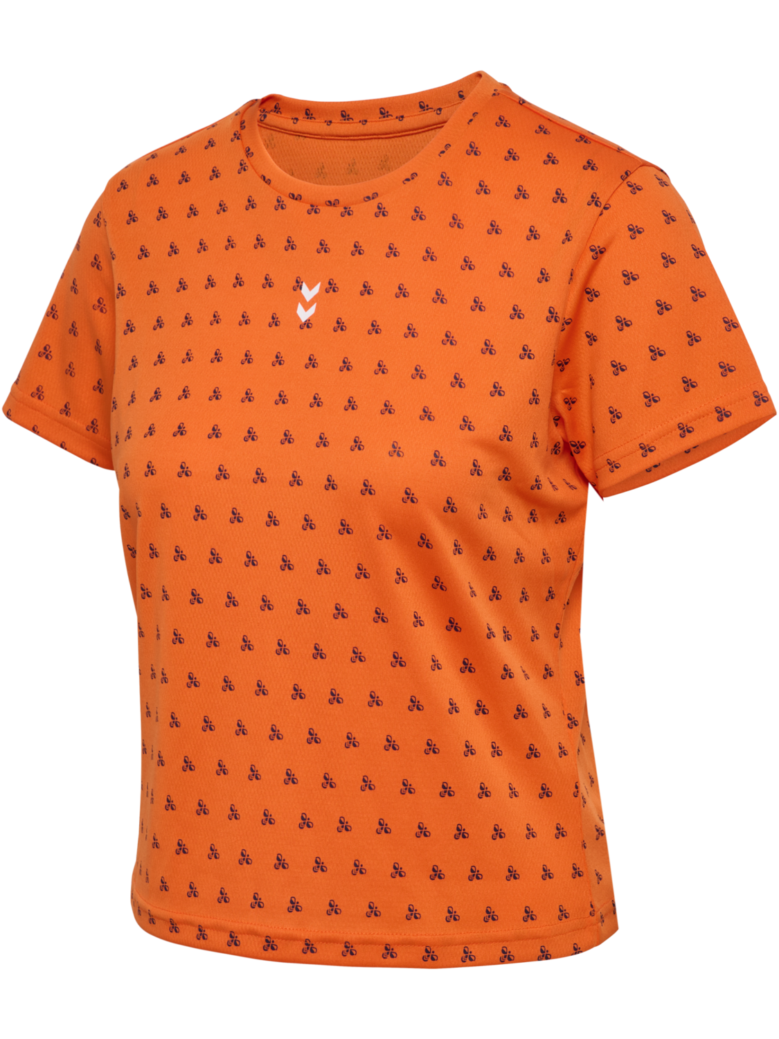 hmlFAST WORKOUT W T-SHIRT S/S, DUSTY ORANGE, packshot