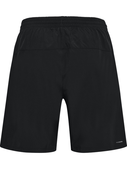 hmlAUTHENTIC WOVEN SHORTS, BLACK, packshot