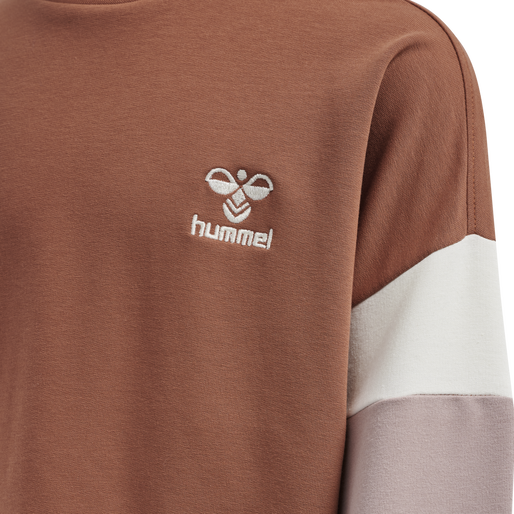 hmlBETZY SWEATSHIRT, COPPER BROWN, packshot