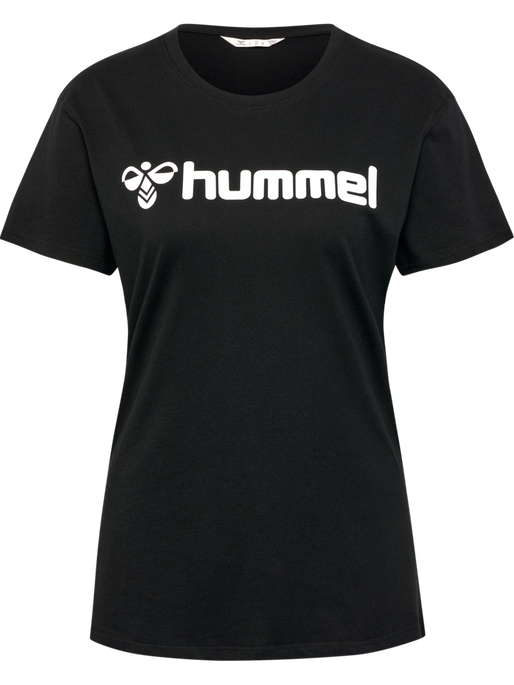 hmlGO 2.0 LOGO T-SHIRT S/S WOMAN, BLACK, packshot