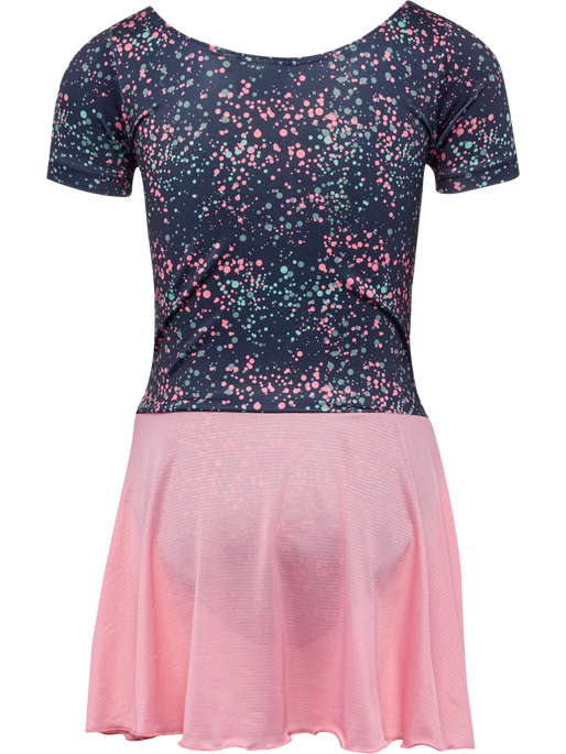 hmlNELLY GYMSUIT S/S, PEONY, packshot