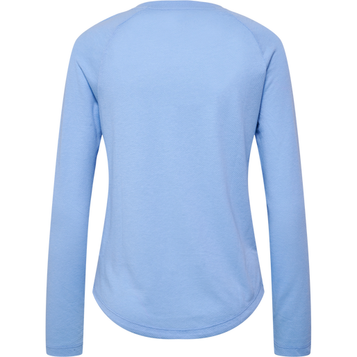 hmlMT VANJA T-SHIRT L/S, PLACID BLUE, packshot