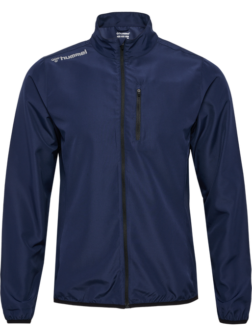 hmlRUN JACKET, BLACK IRIS, packshot