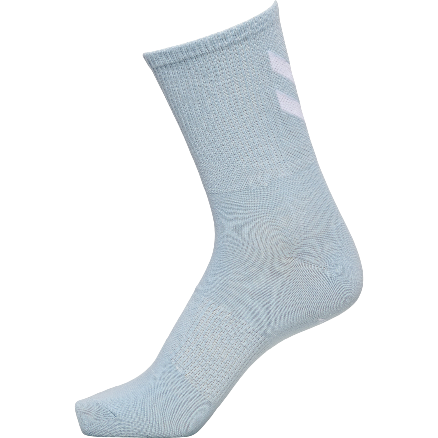 hmlCHEVRON COL 4-PACK SOCKS MIX, MIX GREEN SPRUCE/CELESTIAL BLUE, packshot