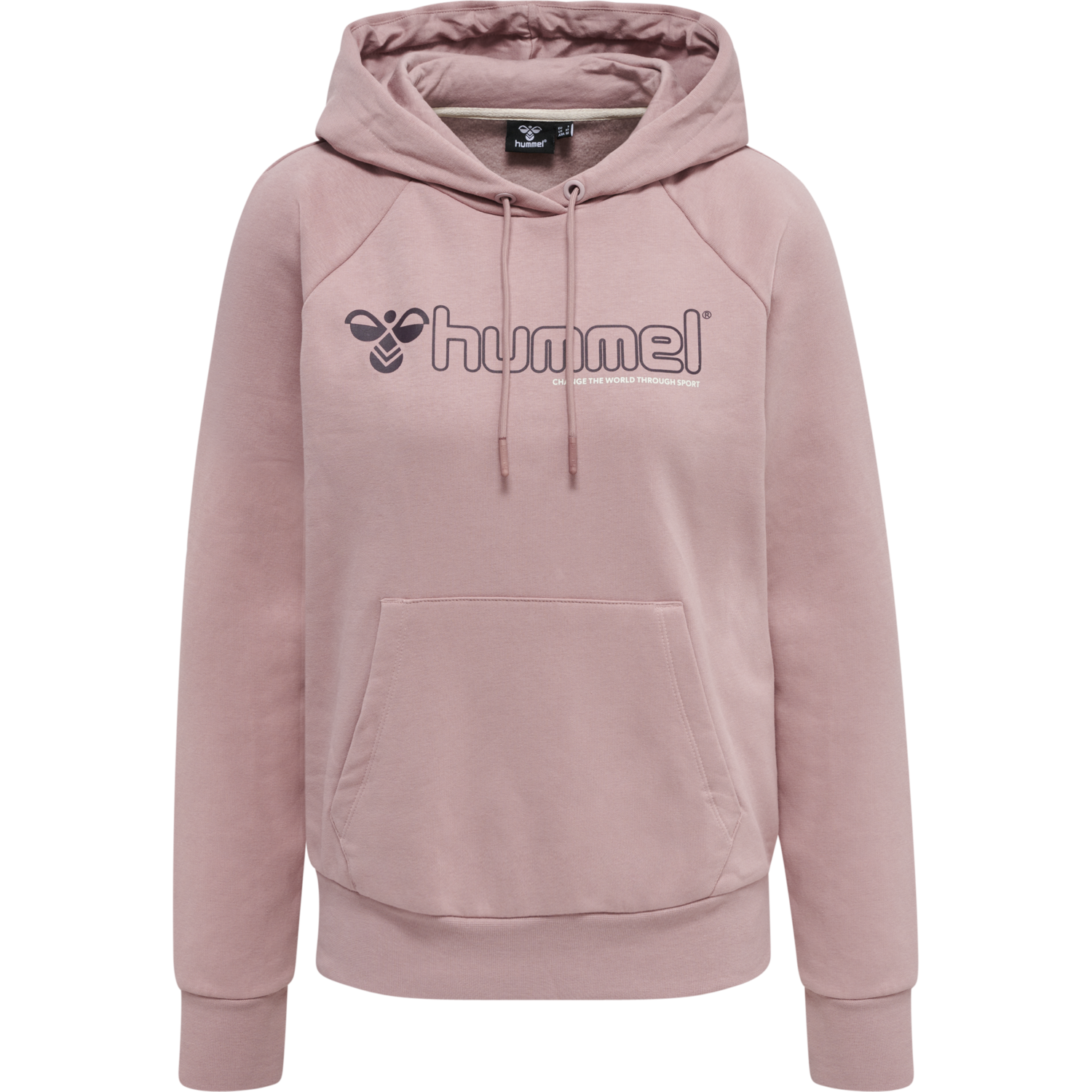 hmlNONI HOODIE, WOODROSE, packshot