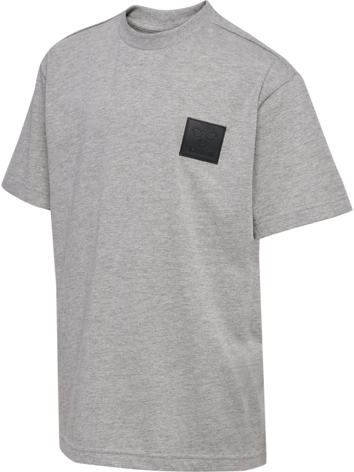hmlCLEAN T-SHIRT S/S, GREY MELANGE, packshot