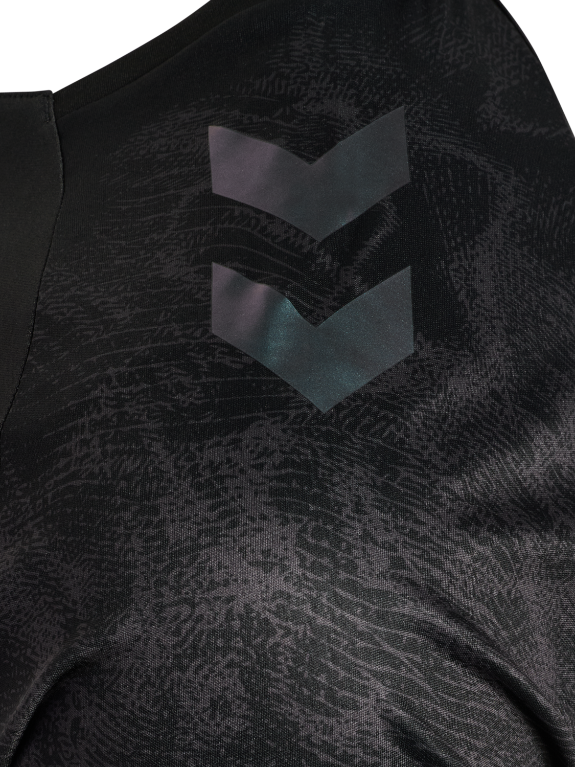 hmlBLAZE26 PRO TRAINING JERSEY S/S, BLACK, packshot