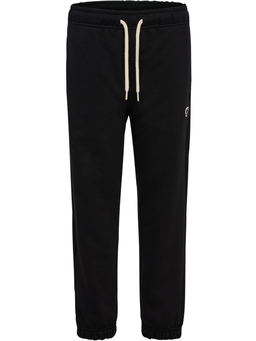 hmlJR LOOSE SWEATPANTS BEE, BLACK, packshot