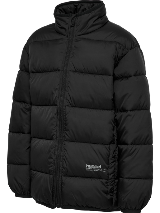hmlJR LIGHTWEIGHT PUFFER JACKET, BLACK, packshot