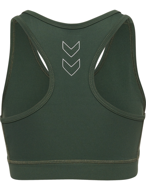 hmlTE FUNDAMENTAL SPORTS BRA, CLIMBING IVY, packshot